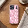 Koraal - Patroon - Roze - Wit - Minimalistisch Telefoonhoesje iPhone 17 Pro Max klein -sfeer1