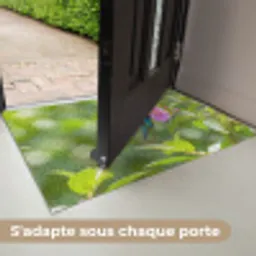 Kolibrie - Bloem - Natuur - Groen Deurmat klein -USP_FR