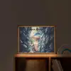 Dino - Jungle - Blauw Light Box met batterij (Wandlamp kind) middel -sfeer1_kind