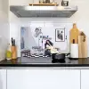 Half human, Half Coffee - Infuus - Koffie Inductie beschemer met haakjes klein -sfeer2