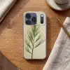 Dennentak - Naaldvormige bladeren - Lichtgroen Telefoonhoesje iPhone 17 Pro klein -sfeer1