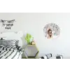 Wolf - Winter - Sneeuw - Natuur - Dieren Wandcirkel aluminium klein -kinderkamer