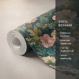 Wilde bloemen - Botanisch - Patroon - Roze - Romantisch Behang Vinyl klein 1060 -USP_closeupNL