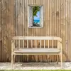 Uitzicht op een tropisch paradijs Tuinposter op houten frame 2 cm dik klein -sfeer4
