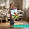 Voetbal - Dino - Sport Kinderkoffer - Roze klein -sfeer2_NL