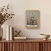 Kerstboom - Cadeaus - Rood - Goud Light Box met kabel (Tafellamp) klein -sfeer2