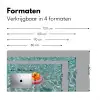 Badeend - Zwemband - Geel Muismat XXL klein -sfeer5