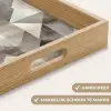 Geometrisch - Motief - Aardetinten Dienblad Rechthoek middel 911 -USP_HandgreepNL