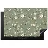 Botanisch - Vogels - Groen Inductie beschermer vinyl 3mm klein 276 -3d