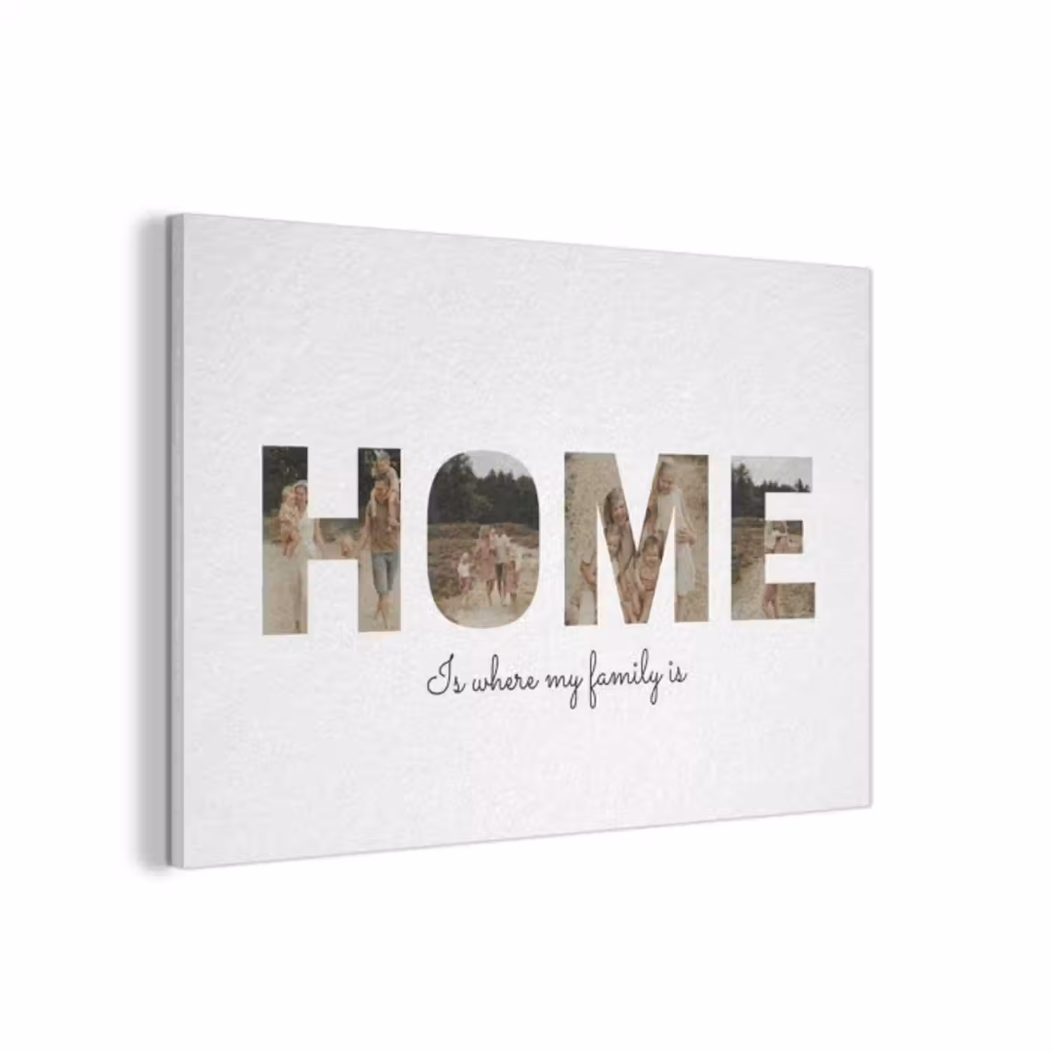 Akoestisch schilderij - Home - Lettercollage