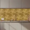 Metaal - Dynamisch - Goud keuken achterwand 2 middel 871 zz_3dshopping