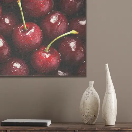 Rood - Fruit - Kersen PET vilt klein -sfeer6_closeup