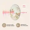 Takken - Bloemen - Vogeltjes - Roze Akoestische PET Vilt - Rond klein -USP_NL