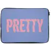 Pretty - Roze - Blauw - Golvend laptophoes neopreen klein -zkaufland3dotto