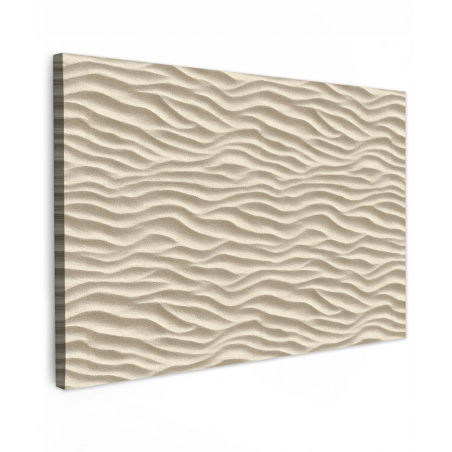 Zand - Golven - Beige canvas 2cm klein 34 -z3d