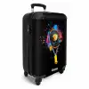 Kleurrijk tennis racket met bal NBS - Handbagage koffer - Kinderen Unisex middel -productfoto_3d