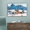 Landschap - Winter - Sneeuw canvas 2cm klein -sfeer4