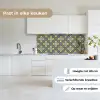 Design - Ruit - Bloemen - Grijs keuken achterwand 2 middel 871 -sfeer4_NL