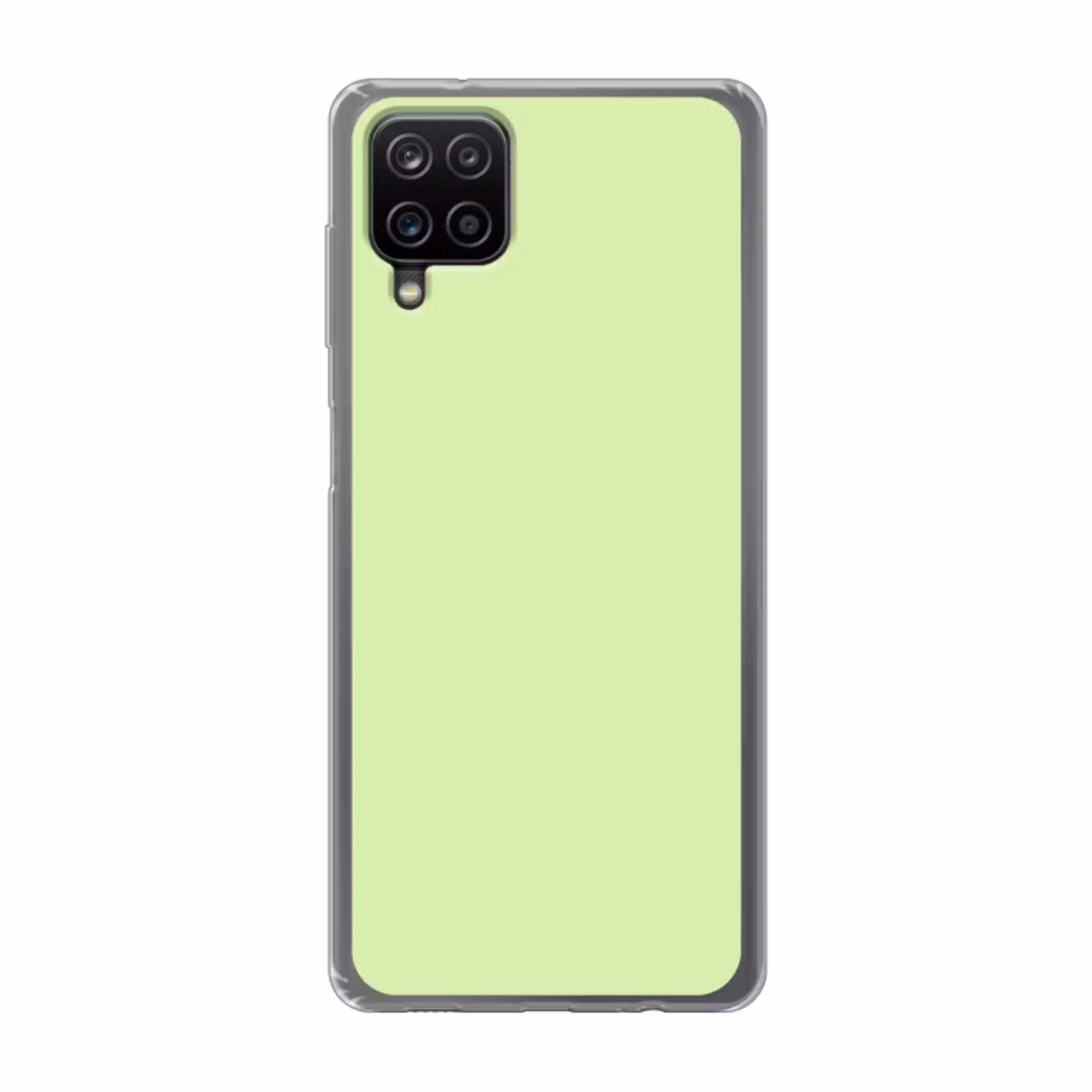 Light - Lime - Groen Telefoonhoesje Samsung Galaxy A12 klein 372 -3d