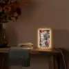 Meisje met de parel - Johannes Vermeer - Bloemen Light Box met kabel (Tafellamp) klein -sfeer4