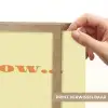 Geel - Oranje - if not now then when Light Box met batterij (Wandlamp) middel -USP_websiteprintNL