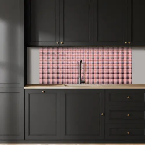 Plaid - Patroon - Schotse - Roze keuken achterwand 2 middel 871 -sfeer1