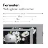 Bloemen - Wit - Abstract Muismat XXL klein -sfeer5