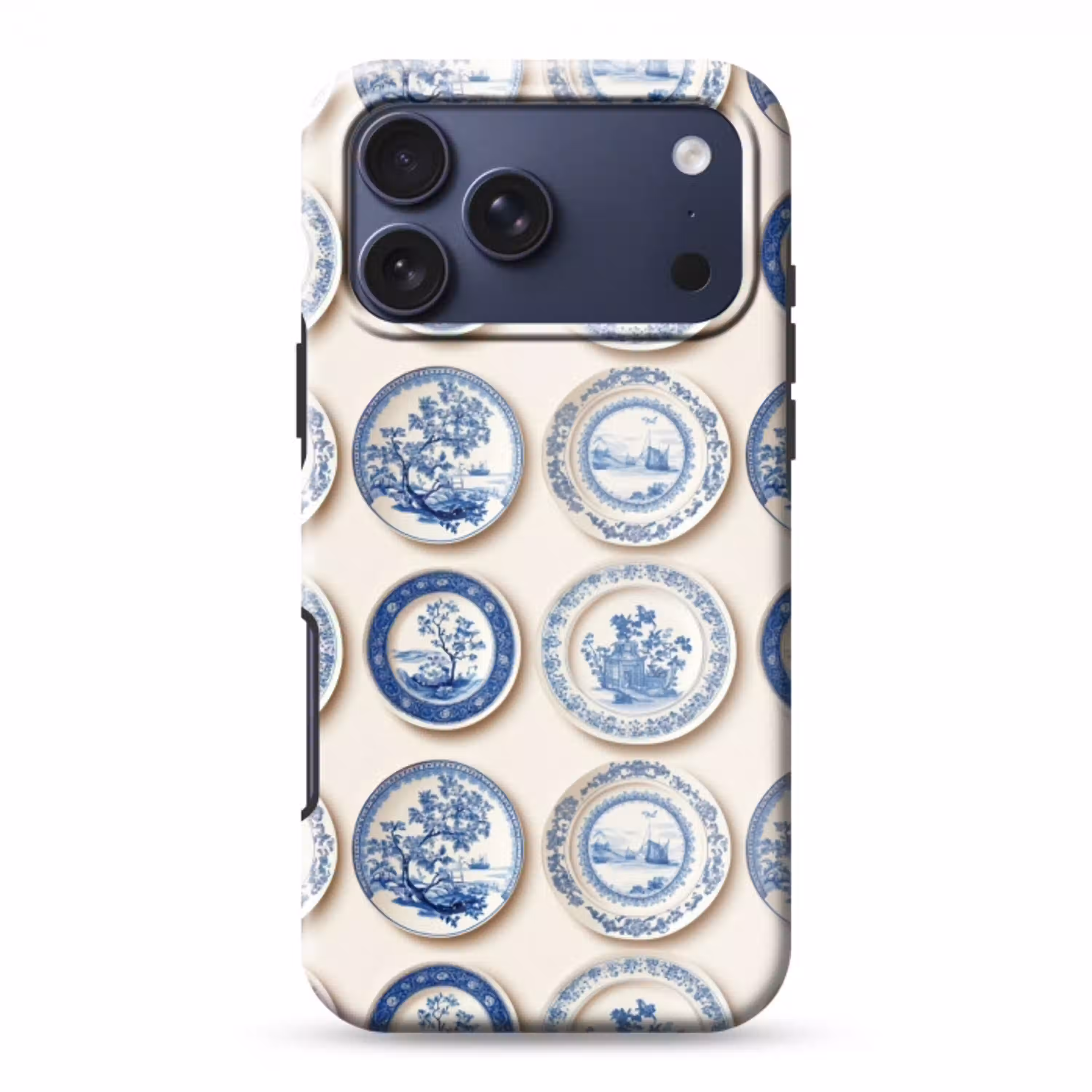 Borden - Bomen - Planten - Blauw Toughcase MagSafe Apple iPhone 17 Pro Max klein 1019 -3d