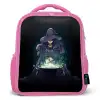 Schaduwmagië in de ketel Kinderrugzak - Roze middel -3d