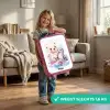 IJsbeer en zeehond op een ijsschots Kinderkoffer - Roze klein -sfeer2_NL