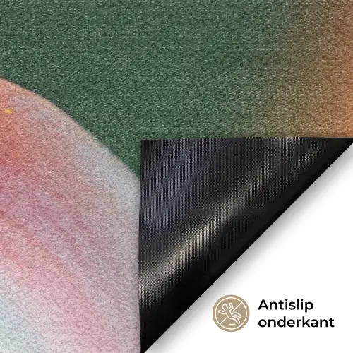 Lelie - Close up - Lichtroze Deurmat klein -antislip_NL