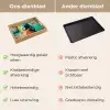 Klassiek - Pareloorbel - Streetartstijl - Kleurrijk Dienblad Rechthoek middel -USP_VergelijkingNL