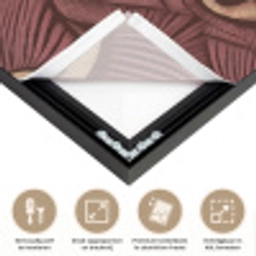 Mystiek - Ogen - Bruin Textielframe zwart klein 947 -USP_feed_closeupNL