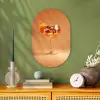 Drank - Oranje - Glitter - Disco Wandcirkel Ovaal Forex klein -sfeer2