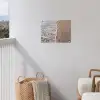 Voetstappen - Vloedlijn - Zee tuinposter los doek klein -sfeer8