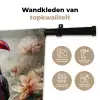 Toekan - Vogels - Bloemen - Jungle Wandkleed katoen klein -sfeer2