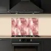 Penseelstrepen - Verweerd - Roze keuken achterwand spatscherm klein 900 -sfeer1