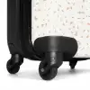 Terracottaspetters op crèmekleur NBS - Handbagage koffer - Volwassenen Unisex middel -wiel