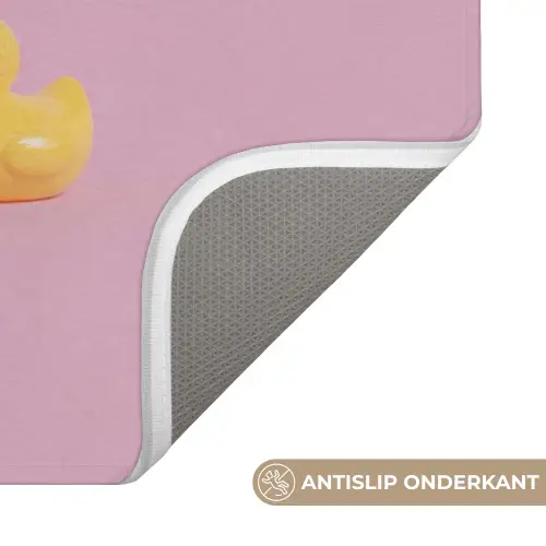 Eendjes - Vrolijk - Roze Badmat klein -USP_AntislipNL
