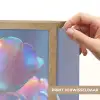 Tulpen - Glazen - Bloemblaadjes - Pasteltinten Light Box met batterij (Wandlamp) middel -USP_websiteprintNL