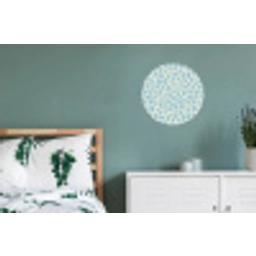 Giraf - Modern - Blauw Wandcirkel aluminium klein 190 -slaapkamer