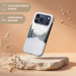 Weg - Sneeuw - Naaldbos - Winter - Avontuurlijk Toughcase MagSafe Apple iPhone 17 Pro Max klein -USP_RandenV_NL