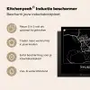 Spijkenisse - Kaart - Stadskaart - Plattegrond Inductie beschermer vinyl 3mm middel -zzzzzzusp-haakje_NL