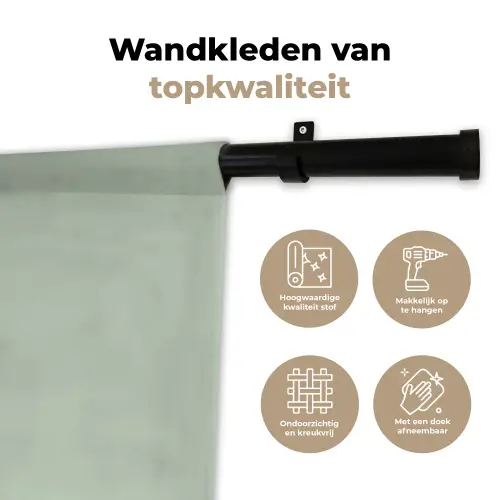 Illustratie - Ijsje - Spikkels - Kers Wandkleed katoen klein -sfeer2