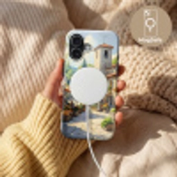 Dorp - Zon - Kraampjes - Huizen Toughcase MagSafe Apple iPhone 17 klein -USP_MagsafeV