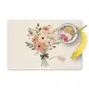 Bloemen - Quote - Beige - Lint Placemat vinyl groot -zzzproduct_Kitchenyeah-website