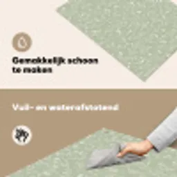 Bloemen - Patroon - Groen Inductie beschemer met haakjes klein 777 -ky-schoon-nl