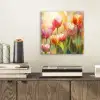 Tulpen - Sprookjesachtig - Kleurrijk aluminium wit klein -sfeer1