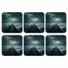 Steiger - Storm - Golven onderzetter kurk middel -3d
