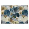 Bladeren - Abstract - Goud - Blauw Placemat vinyl groot -zzsfeer1_Kitchenyeah-website